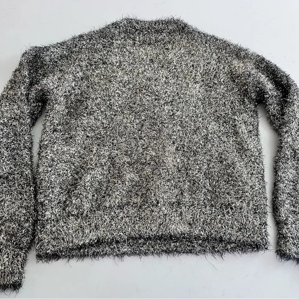 Tucker + Tate Girls Gold Metallic Tinsel Holiday Pullover Sweater size 10/12 - Picture 7 of 7